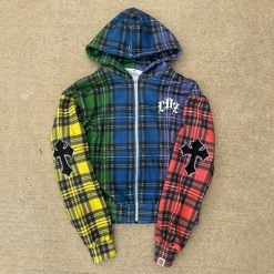 100% Cotton Terry Acid Wash Embroidery Distressed Zip Up Hoodie for Men/Unisex in Spring/Autumn/Winter Custom Streetwear