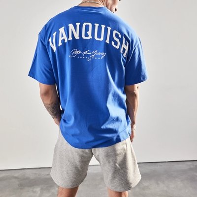 2023 Cotton Men's Oversized T-Shirt with Moisture Wicking Technology and O-Neck Collar - Image 2