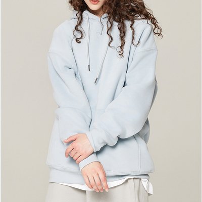 350G-700G Cotton French Terry Fleece Hooded Sweatshirt Men'S Oversized Loose Drop Shoulder - Image 5