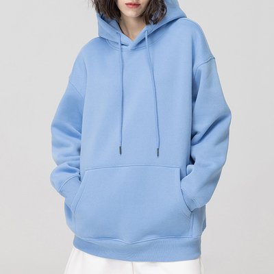 350G-700G Cotton French Terry Fleece Hooded Sweatshirt Men'S Oversized Loose Drop Shoulder - Image 3