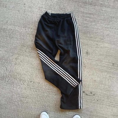 360Gsm 400Gsm French Terry Sweatpants with Custom Stripes and Flare Stacked Baggy Style - Image 2
