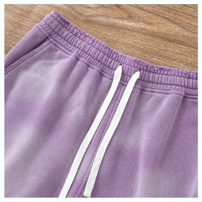 Acid Wash Cycling Shorts Distressed Ripped Hole Acid Washed Sweat Shorts Breathable Fabric - Image 3