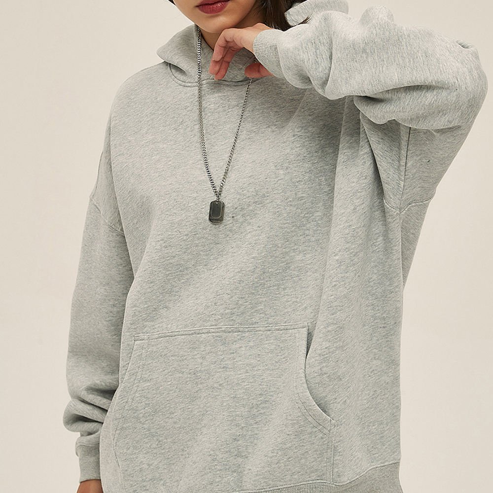 American Style Brand Thickened Blank Heavyweight Hoodie Custom Print Pullover Sweater Hoodie for Men - Image 2