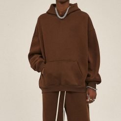 American Style Brand Thickened Blank Heavyweight Hoodie Custom Print Pullover Sweater Hoodie for Men