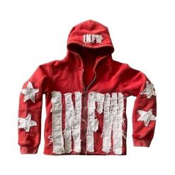 Antique Embroidered Printed Pullover Hoodie Men Custom Heavyweight Street Retro Pocket Design Oversized Double-Layer Moq10