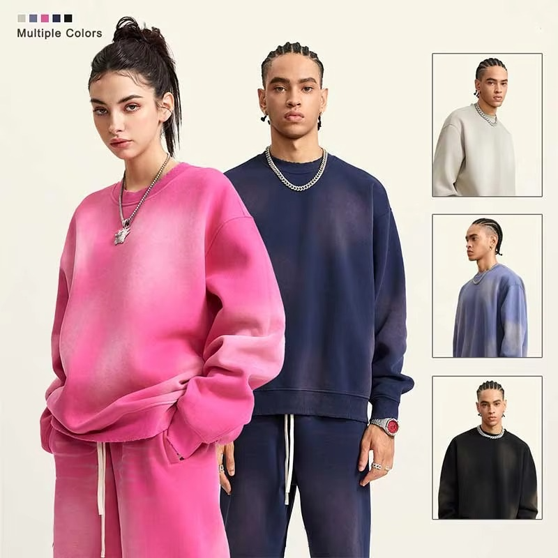 Basic Blank Hoodies Sweatshirts Custom LOGO Mens Oversized Drop Shoulder Sweatshirt Pullover Hoodie Plain