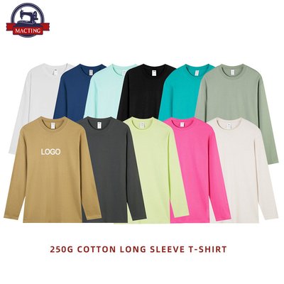 Boys Brown Blue Long Sleeve Shirt Oversized White Blank Thermal Full Sleeve T Shirts Casual Wear - Image 7