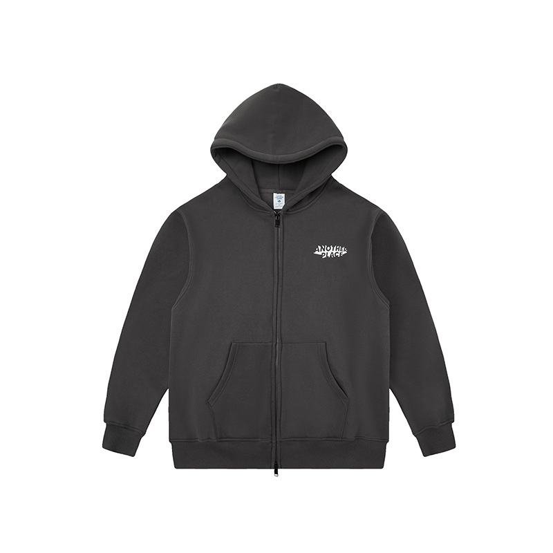 Charming Custom Autumn Winter New Trendy Brand Zipper Jacket Men's Wear Loose Printed Hooded Sweatshirt Pullover Couple Wear - Image 4