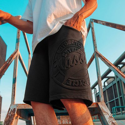 Colorful Cycle Mens Acid Wash Biker Shorts Set Workout Cotton Casual Daily Life - Image 3