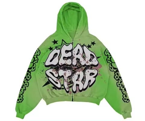 Custom Dtg Hoodie Printing Pattern 3D Printed Hoodie Crop Top Colorful Streetwear - Image 6