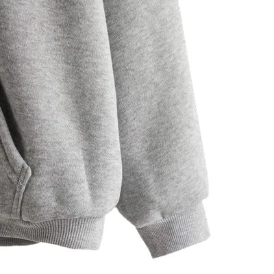 Custom Embroidery Hoodie Fall Fashion Trend Women'S Casual Heart Print Long Sleeve Pullover - Image 3