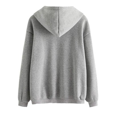 Custom Embroidery Hoodie Fall Fashion Trend Women'S Casual Heart Print Long Sleeve Pullover - Image 2