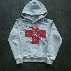Custom French Terry Cotton Drop Shoulder Heavyweight Oversized Boxy DTG Printing Vintage Acid Wash Distressed Raw Hem Hoodie