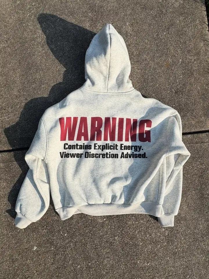 Custom High Quality French Terry Cotton Heavyweight Oversized Boxy Fit DTG Printing All Over Print Reverse Stitching Men Hoodies - Image 6
