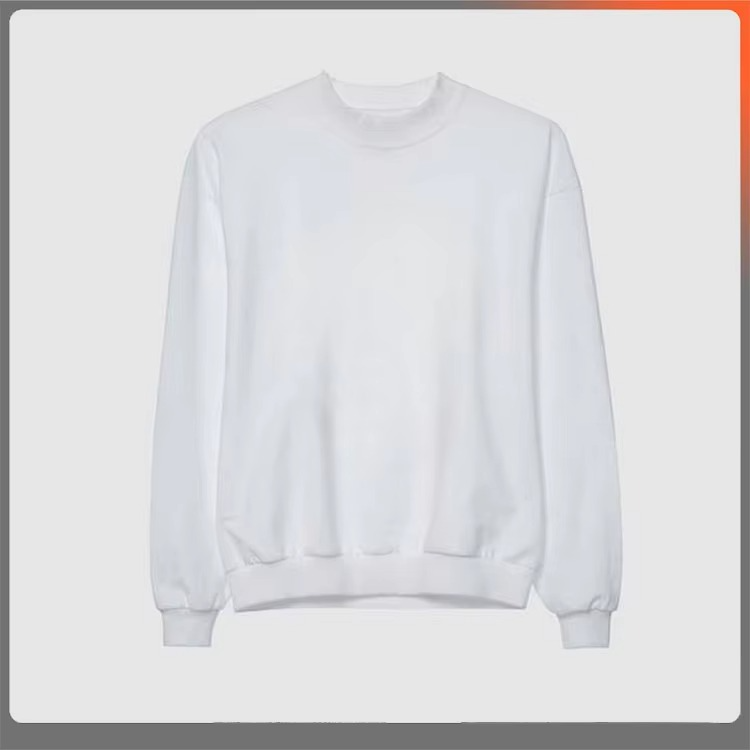 Custom Logo Men's Sweatshirts Oversize Combed Cotton Blank Pullover Custom Printing Streetwear Men's Hoodies & Sweatshirts - Image 3