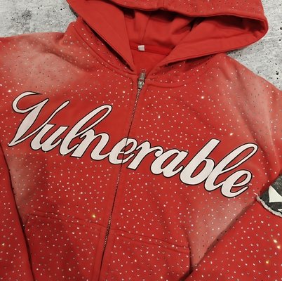 Custom Luxury Diamond Oversized Baggy Boxy Pullover Hoodie Sweatshirt Vintage Streetwear Heavyweight Rhinestone Hoodie for Men - Image 3
