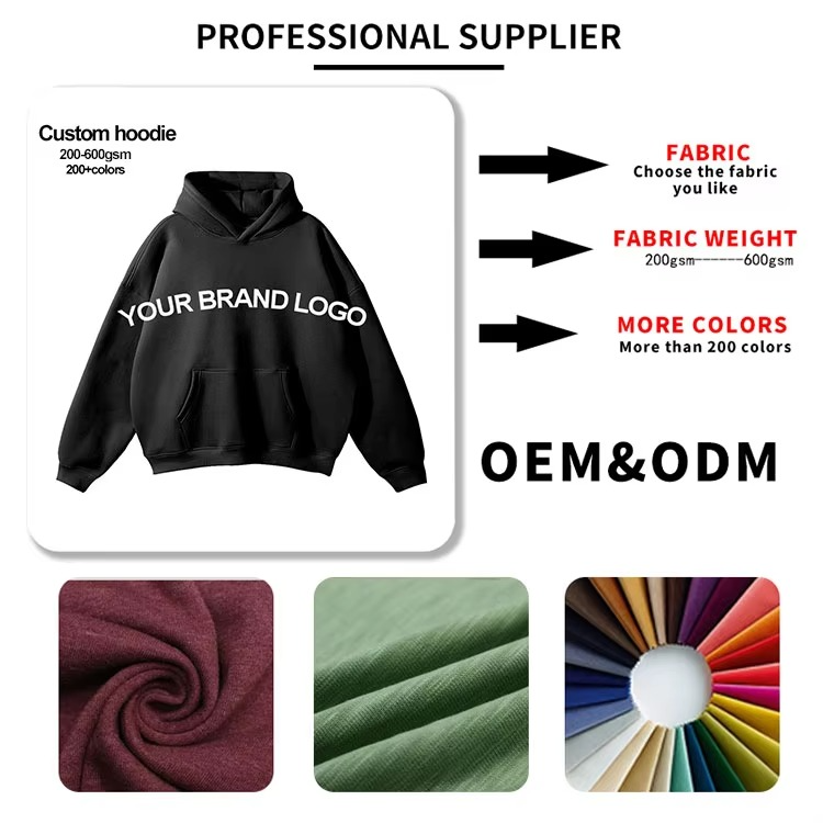 Custom Men's Mock Neck Sweatshirt Puff Printing Oversize French Terry CrewNeck Extended Neck Sweatshirt for Men - Image 3