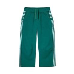 Custom Mens Sweatpants with Customized Labels Wide Leg Track Pants and Side Stripes