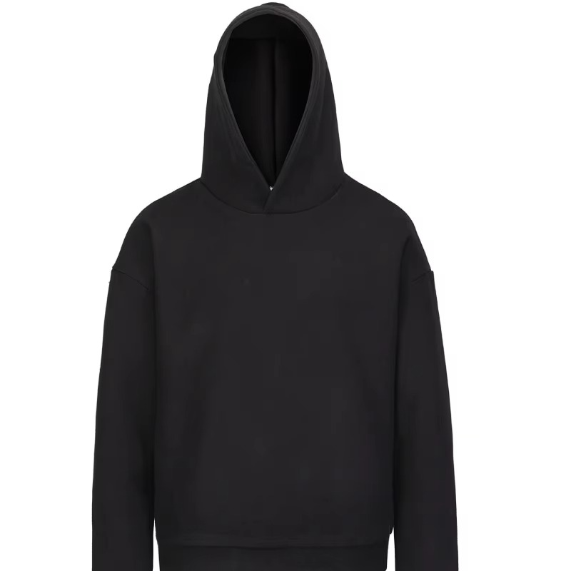 Custom New High Street Fleece Fabric Hoodie for Winter Is Heavy on Men'S Plain Hoodies - Image 4