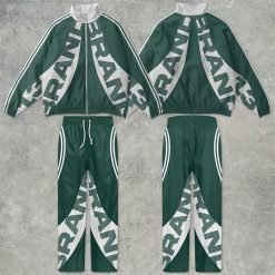 Custom Wind Breaker Set Zipper Polyester Baggy Oversized Windbreaker Jogging Suits Nylon Tracksuits for Men