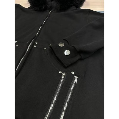 Custom Winter Fleece 100% Cotton Thick Blank Faux Fur Zipper Hoodie with Fur Hood - Image 2