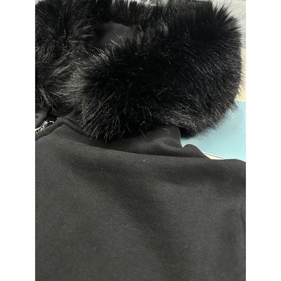 Custom Winter Fleece 100% Cotton Thick Blank Faux Fur Zipper Hoodie with Fur Hood - Image 3