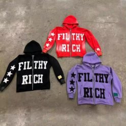 Embroidery Couple Hoodies Autumn Streetwear 400gsm Cotton Patches Acid Wash Sun Faded Zip Up Cropped Hoodie