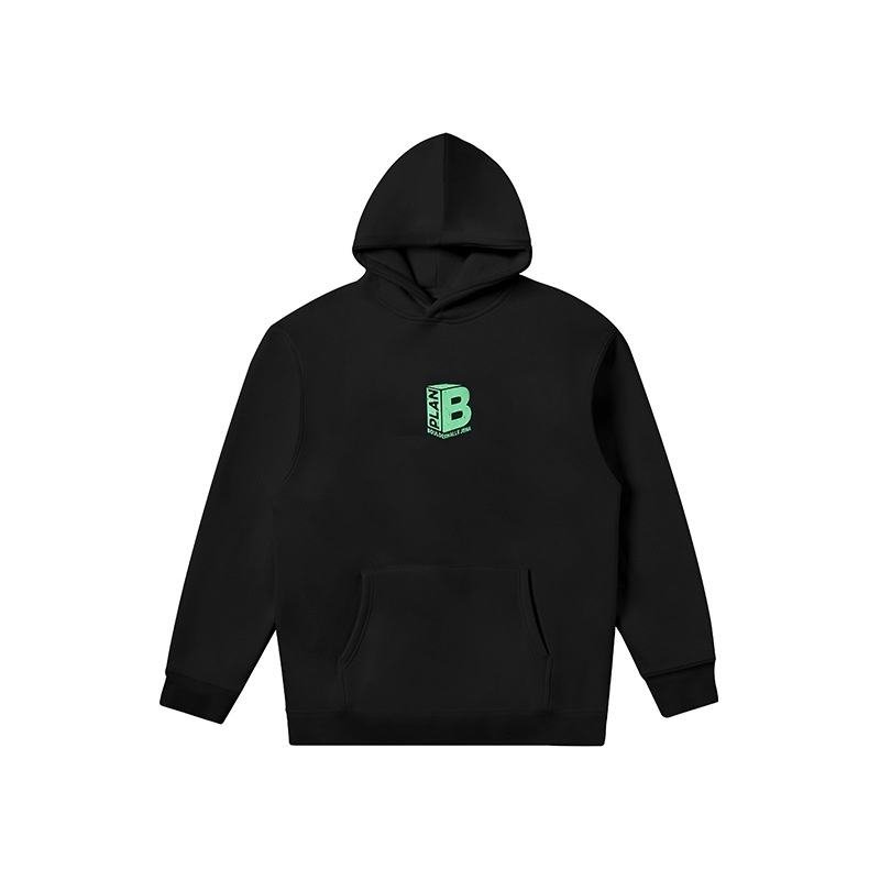GZJWX Autumn Winter Men's Wear Brand Printed Velvet Hooded Pullover Sweatshirt Long-Sleeved Loose Couple Style - Image 6