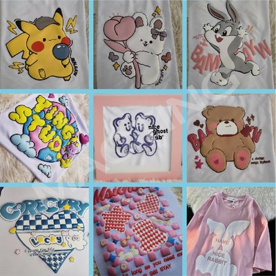 Heavy Cotton Plain Graphic Oversized Foam Screen Printing Men's T-Shirts with Custom Logo - Image 2