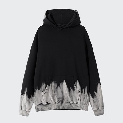 Loose Hoodies For Women Tie Dye Printed Hoodie Graffiti Gradient Color Autumn Winter - Image 6