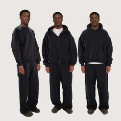 Men Clothes Manufacturer Wholesale Custom 100% Cotton Hoodies No String Blank Oversized Hoodies