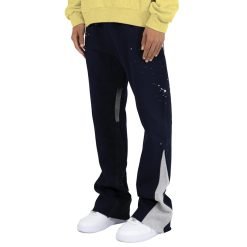 Men Flared Sweatpants Loose Trousers Pants Athletic Streetwear Colorful