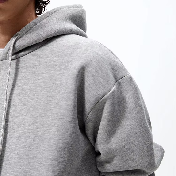 Men's Cotton Luxury Quality Heavyweight Oversized Hoodies French Terry Fleece Blank Oversized Custom Print logo Hoodie for Men - Image 4