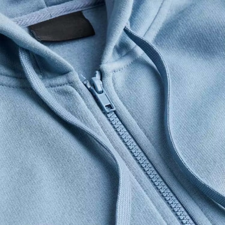 Men's Heavyweight Blank Plain High Quality Oversized Zip up Hoodie Custom Logo Full Zip up Hoodie - Image 3