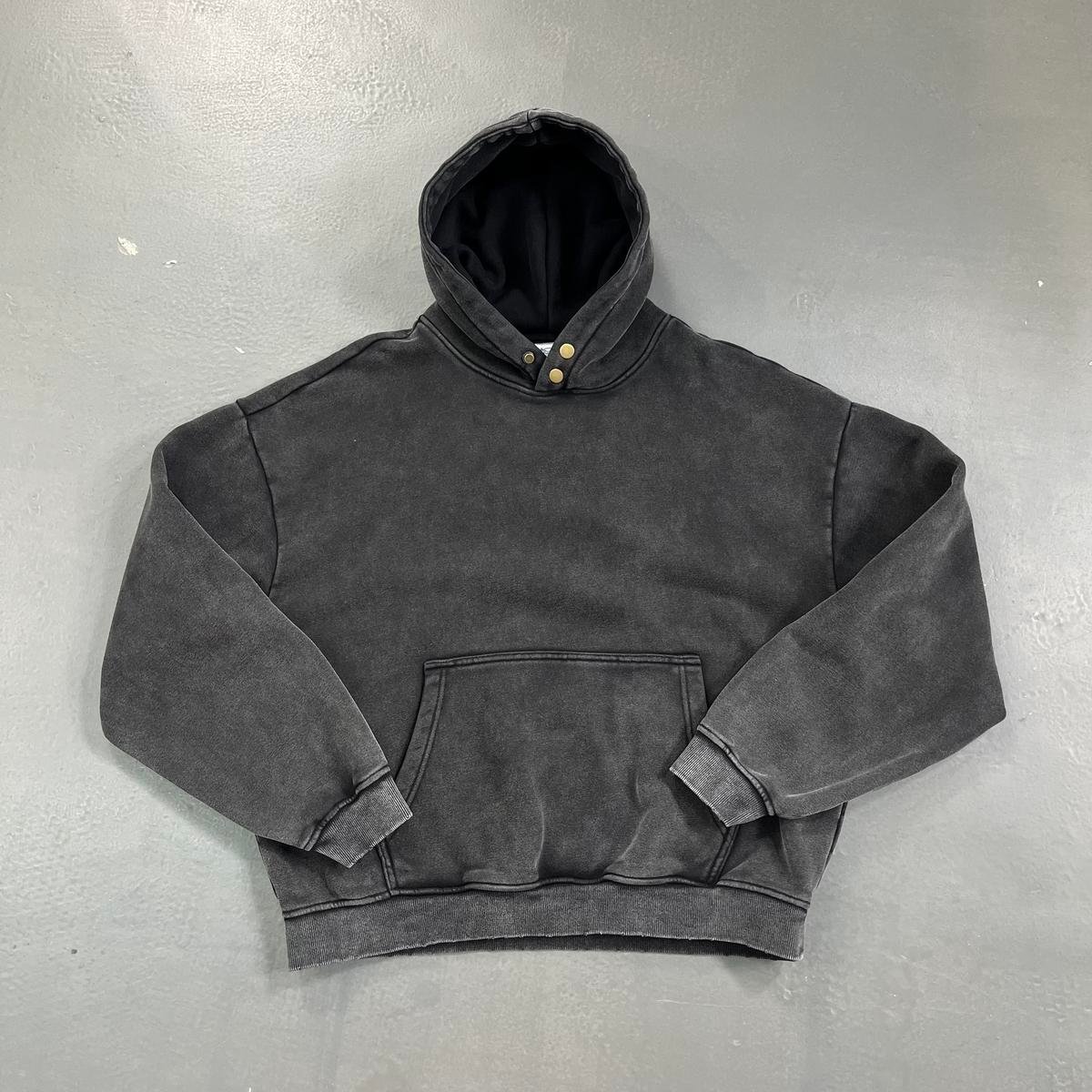MOQ10 Wholesale Custom High Quality Rhinestone Hoodie Print Zip up Hooded Heavyweight Sun Faded Wash Sweatshirt Hoodies for Men - Image 6
