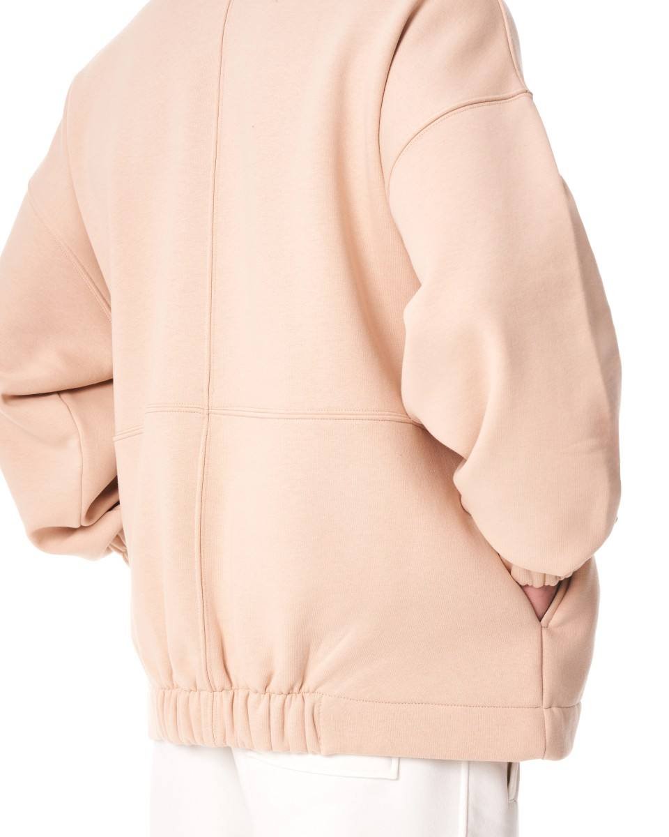 OEM Blank French Terry Fleece Custom Crewneck Oversized Sweatshirt 100% Cotton Drop Shoulder Luxury Men Hoodies Clothing - Image 4