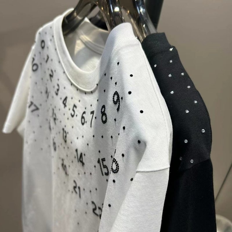 Oversized Vintage Heavyweight Rhinestone T Shirt Black For Men Women'S Custom 100% Cotton 260Gsm - Image 8