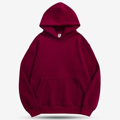 Streetwear 500g Heavyweight Men'S Lamb Hooded Sweatshirt Fleece-Lined Oversized Mens - Image 4