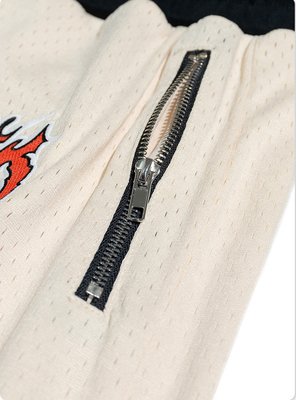 Summer Basketball Polyester Gym Workout Sublimation Zipper Pocket Men's Mesh Shorts with Drawstring Closure and Shorts Length - Image 5