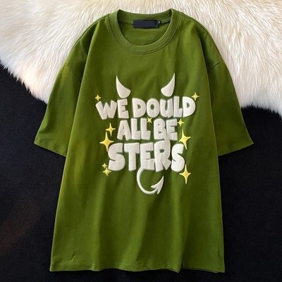 Tee Shirt Men 100% Cotton Heavyweight 300 gsm T-shirt Oversized Dropshoulder Custom 3d Screen Logo Letter Puff Print - Image 4