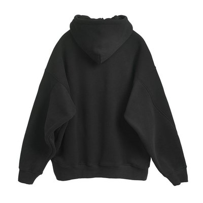 Thick French Terry Fleece Men'S Big Oversized Hoodie Drop Brown Grey Shoulder Hoodies Style Pullover - Image 2