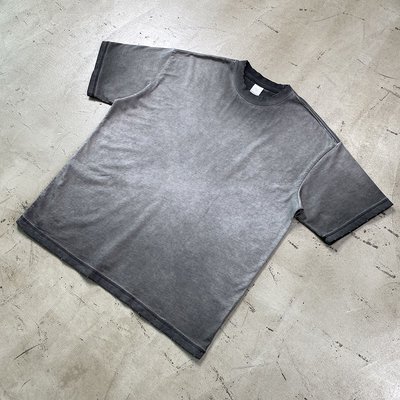 Vintage Distressed Heavyweight Cotton Blank Oversized T Shirt Men with 1000 Quantity - Image 3