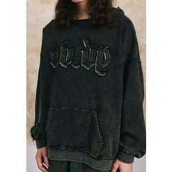 Warm Hoodies For Winter Women'S With Drop Shoulder Vintage Double Layer Design S-6XL