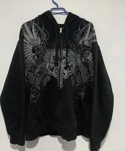 Wholesale Custom High Quality Rhinestone Hoodie Print Zip up Hooded Heavyweight Sun Faded Wash Sweatshirt Hoodies for Men Moq10 - Image 5