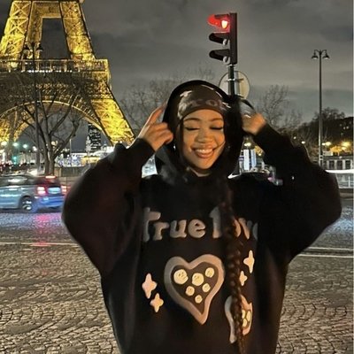Winter High Street 3D Puff Printing Hoodies Black For Streetwear Colorful - Image 4