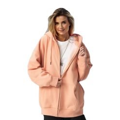 ZSPL European American Trendy Men's 100% Cotton Winter 430g Heavyweight Fleece Solid Oversized Zipper Sweatshirt Jacket Hood