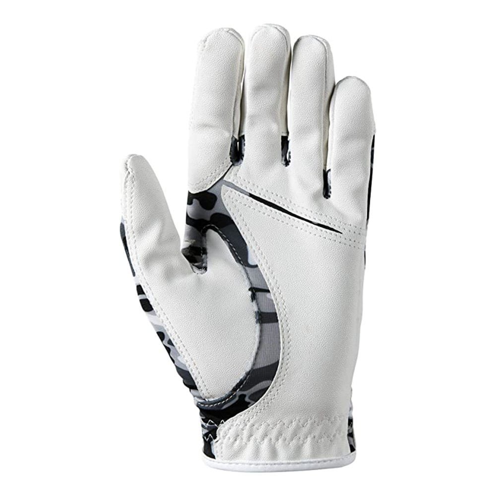 2025 White Camo Leather Golf Gloves – High Quality Durable Sports Gloves with Custom Size, Logo & Right Hand Usage - Image 6