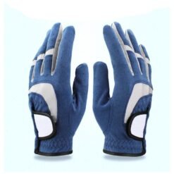 All-weather high-performance synthetic leather golf gloves for men with enhanced microfiber grip for rain and humid conditions