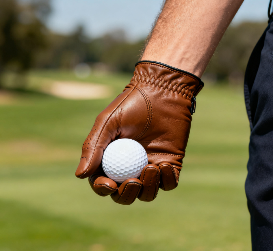 Premium Professional Cabretta Leather Golf Gloves – Durable, Comfortable, Breathable Soft Design with Custom Fit for Better Grip - Image 2