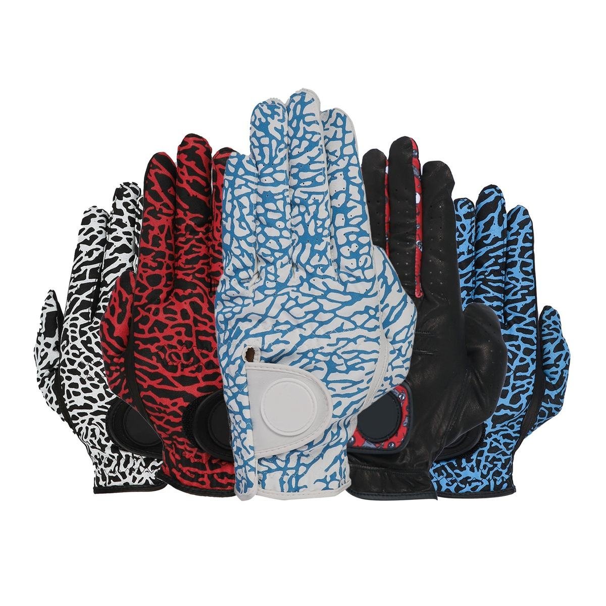 Breathable all-season golf gloves with summer cooling mesh and winter windproof waterproof design for year-round golf performance